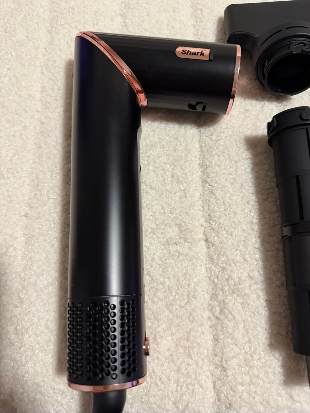 Shark Black 3-in-1 Women’s Hot Air Styler with Brush Attachments
